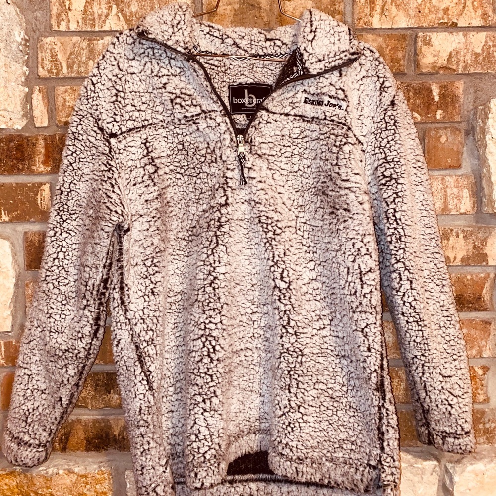 Gray and white Sherpa